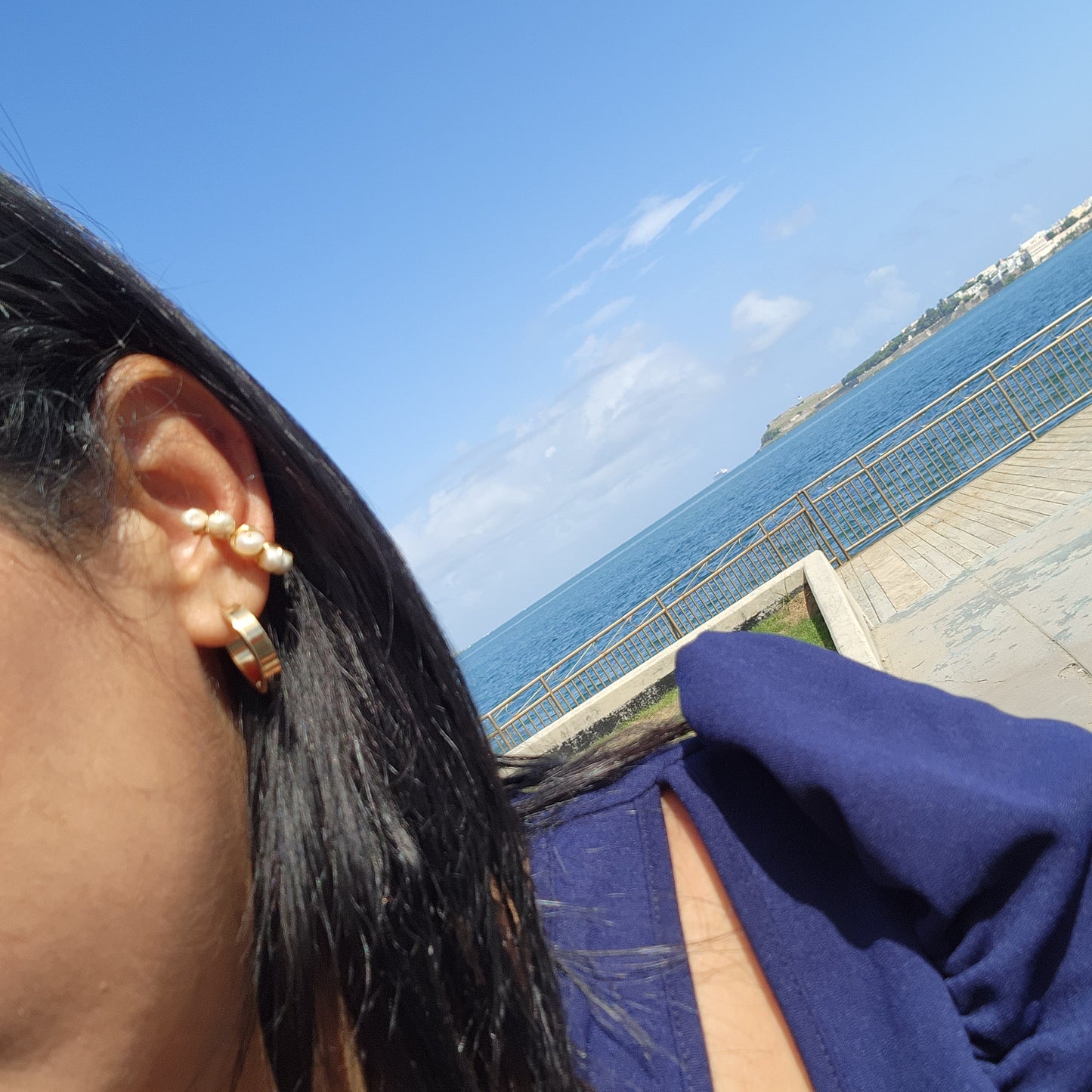 Earcuff perlita